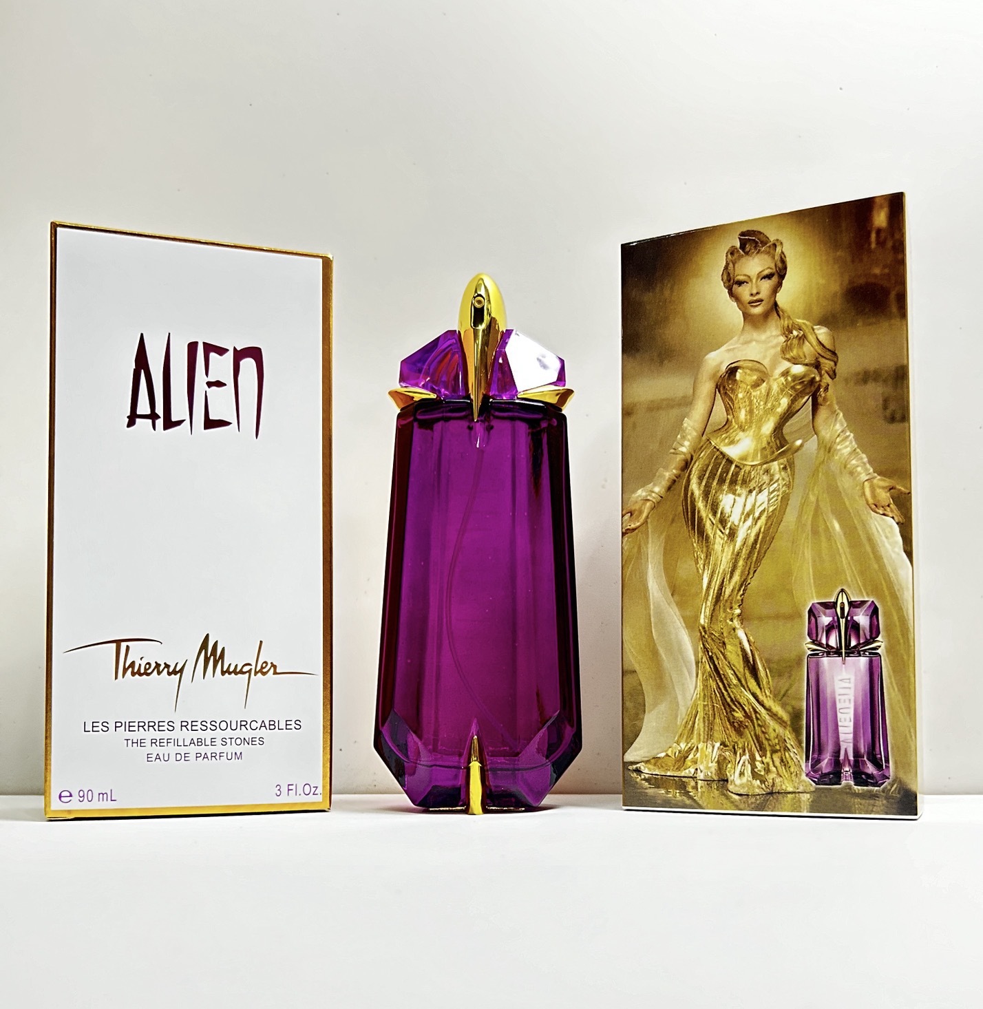 Xerjoff Perfume Fragrance - Тьерри Мюглер Alien Purple, Gold, Red
