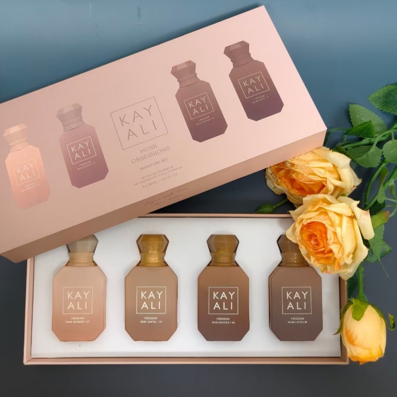 Perfume Fragrance Samples - Набор унисекс-парфюмов KAYALI, 4*30 мл, стойкий,